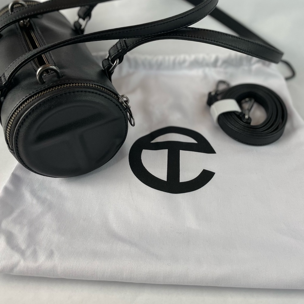 TELFAR Small Black Duffle Bag